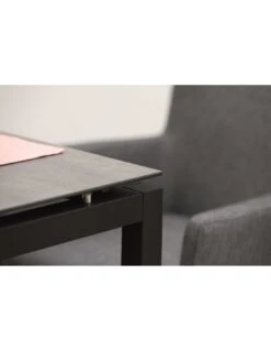 Structure De Table Aluminium Noir Mât - Stern - 160 X 90 X 73 Cm -Garantia Soldes Magasin structure de table aluminium noir mat stern 160 x 90 x 73 cm 2