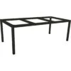 Structure De Table Aluminium Noir Mât - Stern - 200 X 100 X 73 Cm -Garantia Soldes Magasin structure de table aluminium noir mat stern 200 x 100 x 73 cm