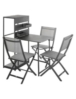 Table Balcon Fira - Plateau Rabattable - L.60 X P.36/106 X H.120 Cm 11 Table Balcon Fira - Plateau Rabattable - L.60 X P.36/106 X H.120 Cm -Garantia Soldes Magasin table balcon fira plateau rabattable l60 x p36106 x h120 cm 4