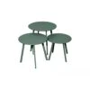 Table Basse D'appoint MASSAI Ø45cm - Acier époxy - Vert -Garantia Soldes Magasin table basse d appoint massai o45cm acier epoxy 12