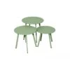 Table Basse D'appoint MASSAI Ø45cm - Acier époxy - Vert Light -Garantia Soldes Magasin table basse d appoint massai o45cm acier epoxy 8