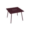 Table Basse De Jardin Monceau Métal Carrée 57 X 57 Cm - Cerise Noire -Garantia Soldes Magasin table basse de jardin monceau metal carree 57 x 57 cm cerise noire