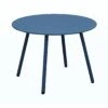 Table Basse De Jardin Rio Ø50 Cm - Acier - Bleu 2 Table Basse De Jardin Rio Ø50 Cm - Acier - Bleu -Garantia Soldes Magasin table basse de jardin rio o50 cm acier bleu