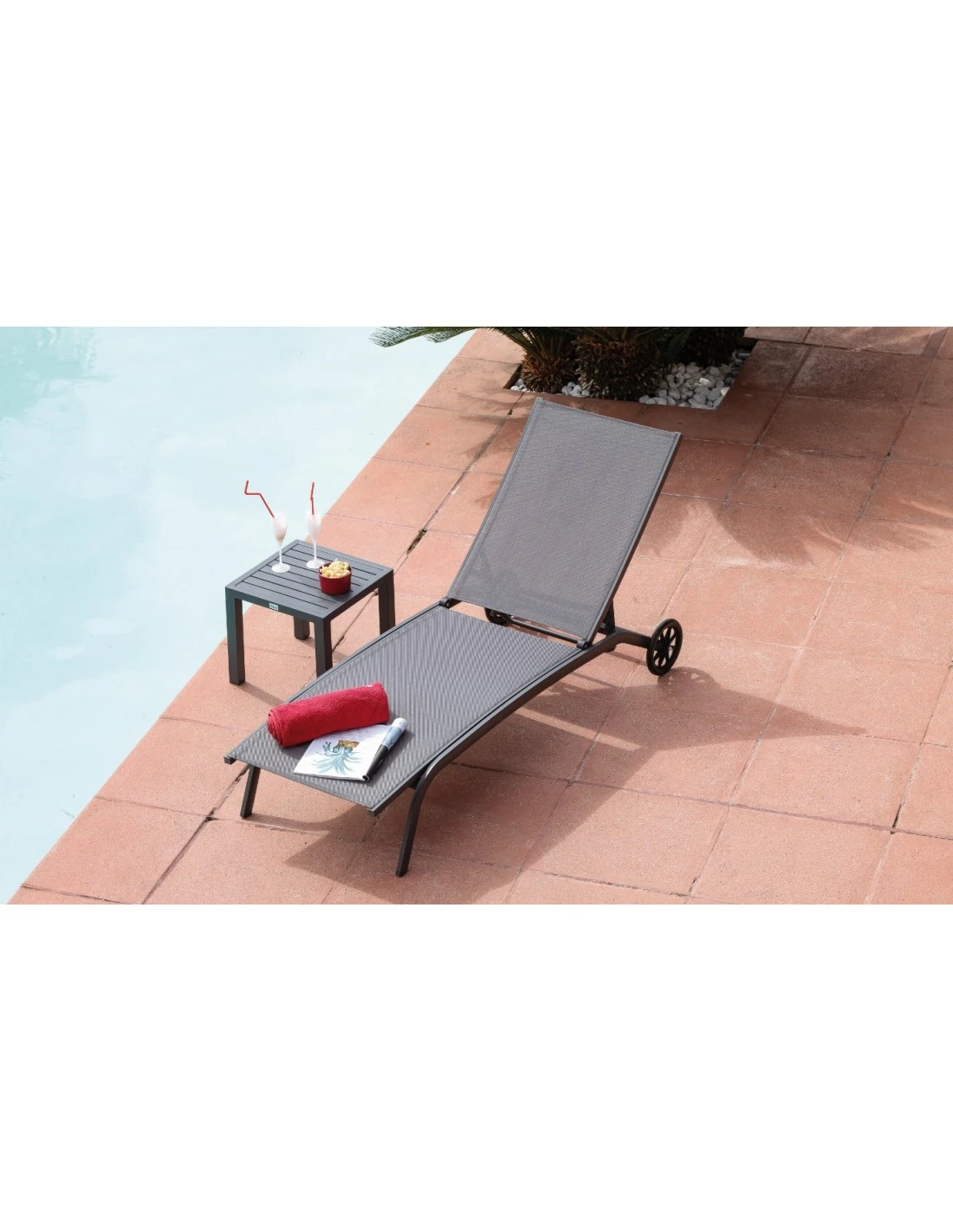 Table Basse Lou Carrée 40 X 40 Cm Graphite - Graphite 4 Table Basse Lou Carrée 40 X 40 Cm Graphite - Graphite – Image 2