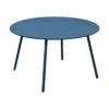 Table Basse Rio Ø70cm En Acier - Bleu -Garantia Soldes Magasin table basse rio o70cm en acier bleu