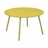 Table Basse Rio Ø70cm En Acier - Moutarde -Garantia Soldes Magasin table basse rio o70cm en acier moutarde