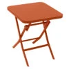 Table D'appoint Greensboro Carrée Pliante - Acier époxy - AMBRE 2 Table D'appoint Greensboro Carrée Pliante - Acier époxy - AMBRE -Garantia Soldes Magasin table d appoint greensboro carree pliante acier epoxy ambre
