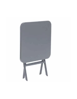 Table D'appoint Greensboro Carrée Pliante - Acier époxy - Quartz -Garantia Soldes Magasin table d appoint greensboro carree pliante acier epoxy quartz 2