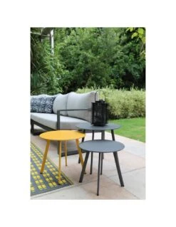 Table D'appoint MASSAI Ø50 Cm - Acier époxy - Hermès 13 Table D'appoint MASSAI Ø50 Cm - Acier époxy - Hermès -Garantia Soldes Magasin table d appoint massai o50 cm acier epoxy 5