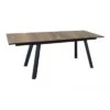 Table De Jardin Agra 150/200/250 Cm - Plateau à Lames HPL Fundermax - Graphite / Wood 1 Table De Jardin Agra 150/200/250 Cm - Plateau à Lames HPL Fundermax - Graphite / Wood -Garantia Soldes Magasin table de jardin agra 150200250 cm plateau a lames hpl fundermax graphite wood