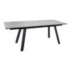Table De Jardin AGRA Extensible 150/200/250 Cm - Aluminium Et Verre - Graphite / Perle -Garantia Soldes Magasin table de jardin agra extensible 150200250 cm aluminium et verre graphite perle