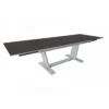 Table De Jardin AMBER Extensible L.180/230/280 Cm - Blanc Black Boréal -Garantia Soldes Magasin table de jardin amber extensible l180230280 cm blanc black boreal
