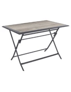 Table De Jardin Azua Pliante Rectangle 4 Places - Aluminium - Gris Smoke Plateau Ect Effet Bois 9 Table De Jardin Azua Pliante Rectangle 4 Places - Aluminium - Gris Smoke Plateau Ect Effet Bois -Garantia Soldes Magasin table de jardin azua pliante rectangle 4 places aluminium gris smoke plateau ect effet bois 1