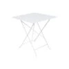 Table De Jardin Bistro 71x71 Cm - Métal Pliante Carrée - Blanc Coton -Garantia Soldes Magasin table de jardin bistro 71x71 cm metal pliante carree 11