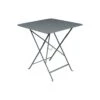 Table De Jardin Bistro 71x71 Cm - Métal Pliante Carrée - Gris Orage 1 Table De Jardin Bistro 71x71 Cm - Métal Pliante Carrée - Gris Orage -Garantia Soldes Magasin table de jardin bistro 71x71 cm metal pliante carree 7