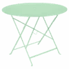Table De Jardin Bistro D.96 Cm - Métal Pliante Ronde - Vert Opaline 1 Table De Jardin Bistro D.96 Cm - Métal Pliante Ronde - Vert Opaline -Garantia Soldes Magasin table de jardin bistro d96 cm metal pliante ronde