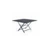 Table De Jardin Cargo 128 X 128 Cm - Métal Carrée - Carbone 1 Table De Jardin Cargo 128 X 128 Cm - Métal Carrée - Carbone -Garantia Soldes Magasin table de jardin cargo 128 x 128 cm metal carree carbone