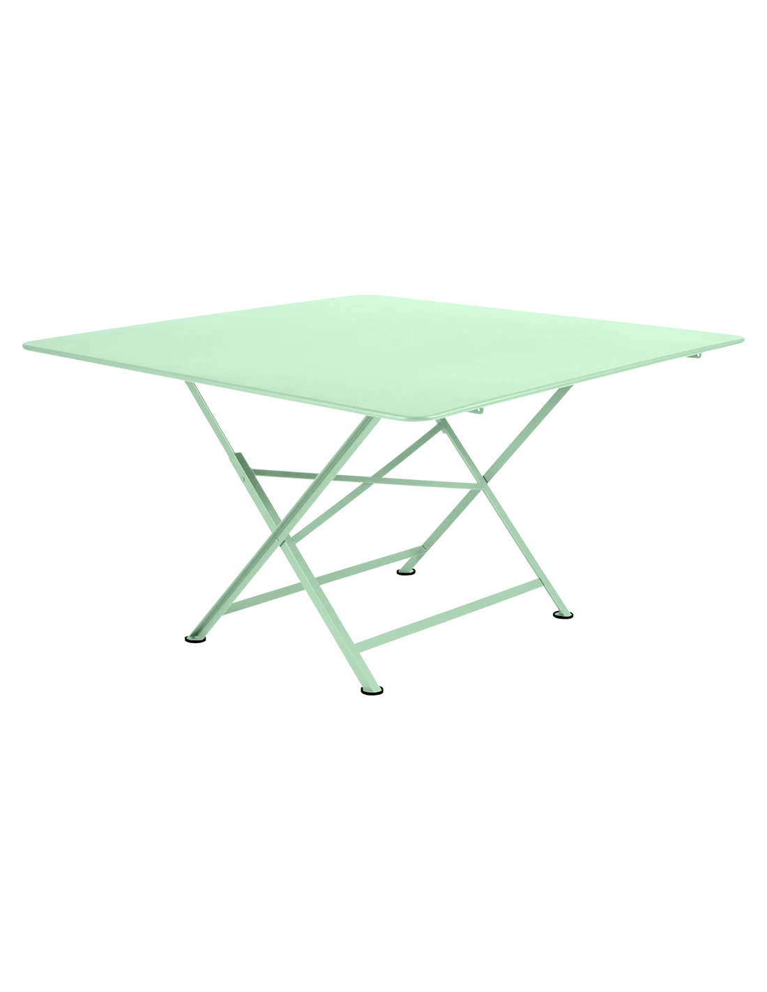 Table De Jardin Cargo 128 X 128 Cm - Métal Carrée - Vert Opaline 3 Table De Jardin Cargo 128 X 128 Cm - Métal Carrée - Vert Opaline