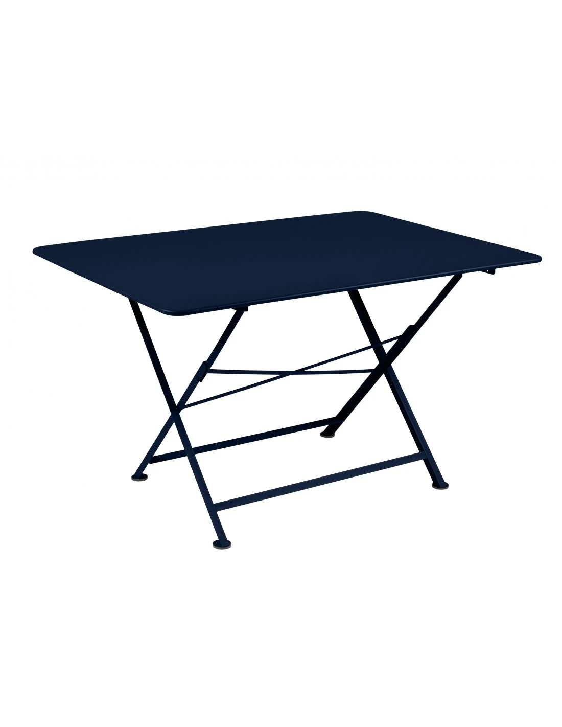 Table De Jardin Cargo 128x90 Cm En Métal Rectangle Pliante - Bleu Abysse 3 Table De Jardin Cargo 128x90 Cm En Métal Rectangle Pliante - Bleu Abysse