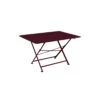 Table De Jardin Cargo 190x90 Cm - Métal Rectangle Pliante - Cerise Noire -Garantia Soldes Magasin table de jardin cargo 190x90 cm metal rectangle