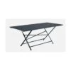 Table De Jardin Cargo 190x90 Cm - Métal Rectangle Pliante - Carbone -Garantia Soldes Magasin table de jardin cargo 190x90 cm metal rectangle 5