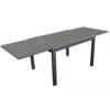 Table De Jardin Elise Extensible - 8 à 12 Places - Aluminium Et Verre - Graphite / Gris 1 Table De Jardin Elise Extensible - 8 à 12 Places - Aluminium Et Verre - Graphite / Gris -Garantia Soldes Magasin table de jardin elise extensible 8 a 12 places aluminium et verre 3