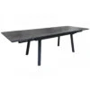 Table De Jardin Extensible Agra -150/200/250 X 90 Cm - Alu/Céramique - Graphite -Garantia Soldes Magasin table de jardin extensible agra 150200250 x 90 cm aluceramique graphite