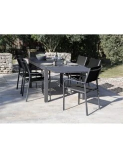 Table De Jardin Extensible Alice - Aluminium Graphite - 140 / 240 11 Table De Jardin Extensible Alice - Aluminium Graphite - 140 / 240 -Garantia Soldes Magasin table de jardin extensible alice aluminium graphite 140 240 1