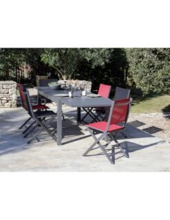 Table De Jardin Extensible Alice - Aluminium Graphite - 140 / 240 13 Table De Jardin Extensible Alice - Aluminium Graphite - 140 / 240 -Garantia Soldes Magasin table de jardin extensible alice aluminium graphite 140 240 3