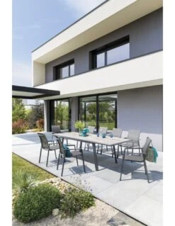 Table De Jardin Extensible Pavane 10 Personnes - Pécan -Garantia Soldes Magasin table de jardin extensible pavane 10 personnes pecan 1