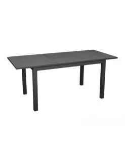 Table De Jardin GENES Extensible L.110/170 X H.70 Cm - Aluminium - Graphite -Garantia Soldes Magasin table de jardin genes extensible l110170 x h70 cm aluminium graphite 1