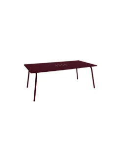 Table De Jardin Monceau 194 X 94 CM - 8 Personnes - Cerise Noire