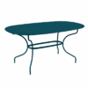 Table De Jardin Opéra Ovale 160 X 90 Cm - Métal Acier - Bleu Acapulco -Garantia Soldes Magasin table de jardin opera ovale 160 x 90 cm metal acier bleu acapulco
