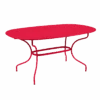 Table De Jardin Opéra Ovale 160 X 90 Cm - Métal Acier - Rose Praline -Garantia Soldes Magasin table de jardin opera ovale 160 x 90 cm metal acier rose praline