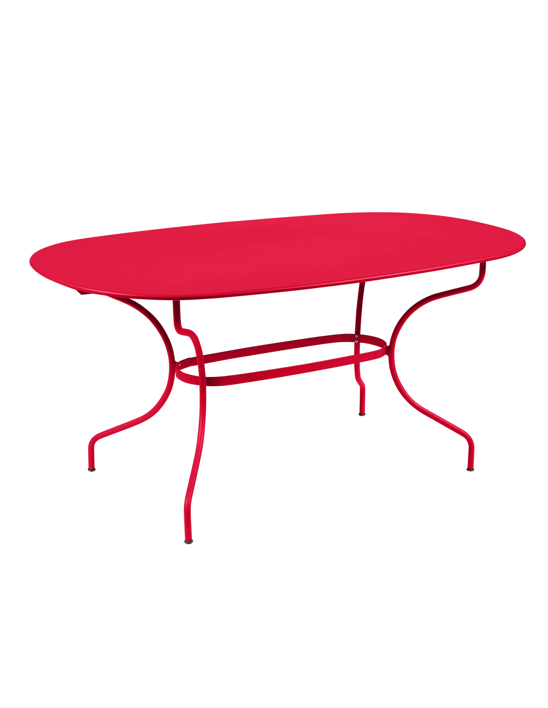 Table De Jardin Opéra Ovale 160 X 90 Cm - Métal Acier - Rose Praline 3 Table De Jardin Opéra Ovale 160 X 90 Cm - Métal Acier - Rose Praline