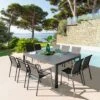 Table De Jardin Paradize Carrée Extensible - Aluminium Graphite -Garantia Soldes Magasin table de jardin paradize carree extensible aluminium graphite