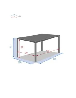 Table De Jardin Piazza Fixe - 8 Places - Aluminium Graphique 14 Table De Jardin Piazza Fixe - 8 Places - Aluminium Graphique -Garantia Soldes Magasin table de jardin piazza fixe 8 places aluminium graphique 5