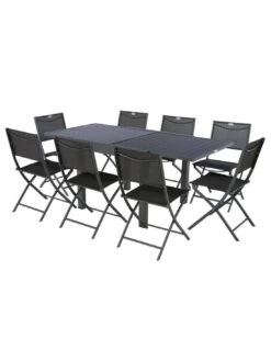 Table De Jardin Piazza Graphite Extensible 8 Places - Aluminium 13 Table De Jardin Piazza Graphite Extensible 8 Places - Aluminium -Garantia Soldes Magasin table de jardin piazza graphite extensible 8 places aluminium 4