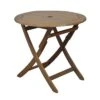 Table De Jardin Sophie Pliante Ronde En Eucalyptus - 80 Cm 1 Table De Jardin Sophie Pliante Ronde En Eucalyptus - 80 Cm -Garantia Soldes Magasin table de jardin sophie pliante ronde en eucalyptus
