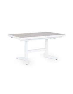 Table élévatrice Extensible Robert Aluminium Céramique Blanc -Garantia Soldes Magasin table elevatrice extensible robert aluminium ceramique blanc 1