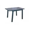 Table Elise 80/120x80 En Aluminium / Verre - Graphite / Gris -Garantia Soldes Magasin table elise 80120x80 en aluminium verre graphite gris
