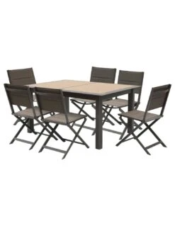 Table De Jardin Allure Extensible 10 Places - Aluminium Imprimé Effet Bois 20 Table De Jardin Allure Extensible 10 Places - Aluminium Imprimé Effet Bois -Garantia Soldes Magasin table extensible allure 10 places aluminium imprime effet bois 1 7