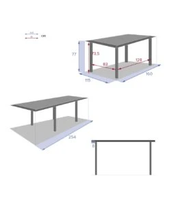 Table De Jardin Allure Extensible 10 Places - Aluminium Imprimé Effet Bois 22 Table De Jardin Allure Extensible 10 Places - Aluminium Imprimé Effet Bois -Garantia Soldes Magasin table extensible allure 10 places aluminium imprime effet bois 1 9