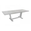 Table Extensible Amber 180/240x100 Alu/Kedra - Blanc/Calacata -Garantia Soldes Magasin table extensible amber 180240x100 alukedra blanccalacata