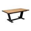 Table Extensible Amber - 180/240x100x76 Alu/TECK FSC 100% - Graphite/Teck -Garantia Soldes Magasin table extensible amber 180240x100x76 aluteck fsc 100 graphiteteck