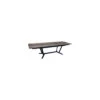 Table GALLEO 150/200/250 X 90 Cm - Aluminium Et Fundermax - Graphite / Cave 1 Table GALLEO 150/200/250 X 90 Cm - Aluminium Et Fundermax - Graphite / Cave -Garantia Soldes Magasin table galleo 150200250 x 90 cm aluminium et fundermax