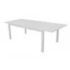 Table Genes 160/240x100 En Aluminium Blanc 1 Table Genes 160/240x100 En Aluminium Blanc -Garantia Soldes Magasin table genes 160240x100 en aluminium blanc