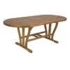Table Ovale Extensible Acacia Noémi 150/200 X 90 Cm -Garantia Soldes Magasin table ovale extensible acacia noemi 150200 x 90 cm