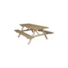 Table Pique-niques 200 X 150 X H80 Cm En Bois Massif Traité -Garantia Soldes Magasin table pique niques 200 x 150 x h80 cm en bois massif traite