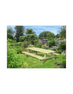 Table Pique-nique Ruby 24 239x161x72 Cm -Garantia Soldes Magasin table pique niques ruby 24 239x161x72 cm 1